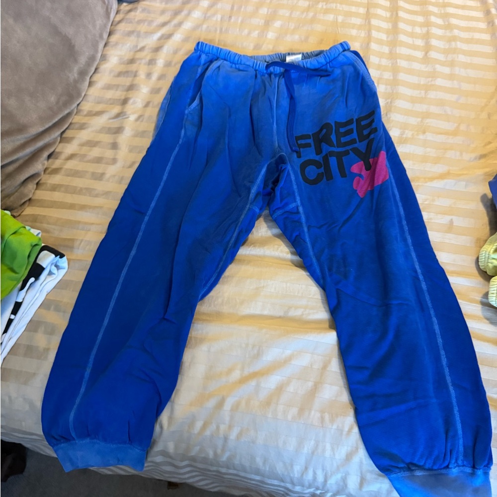 Free City Joggers. Size L. Color: Royal Blue
